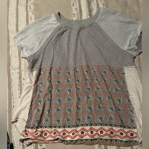 Elephant Print Top